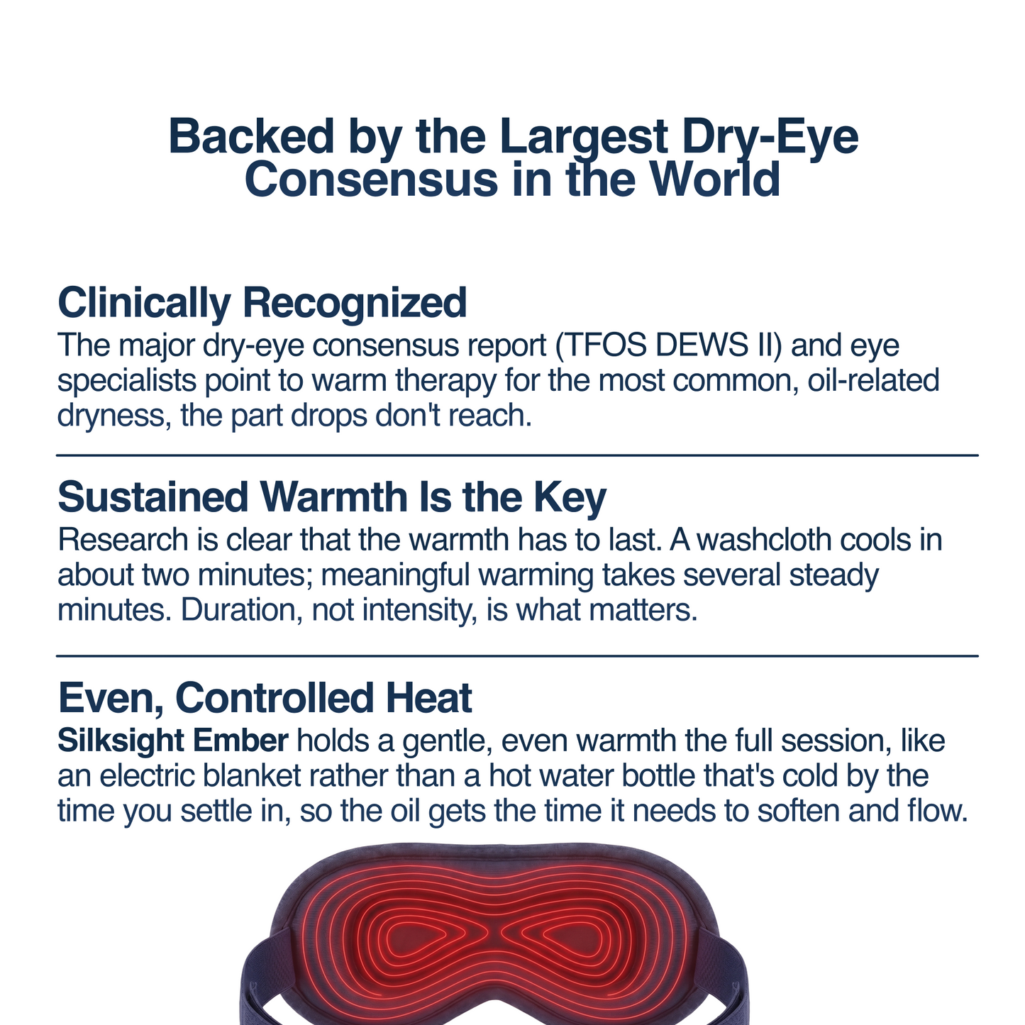 Silksight Ember / Heated Eye Mask